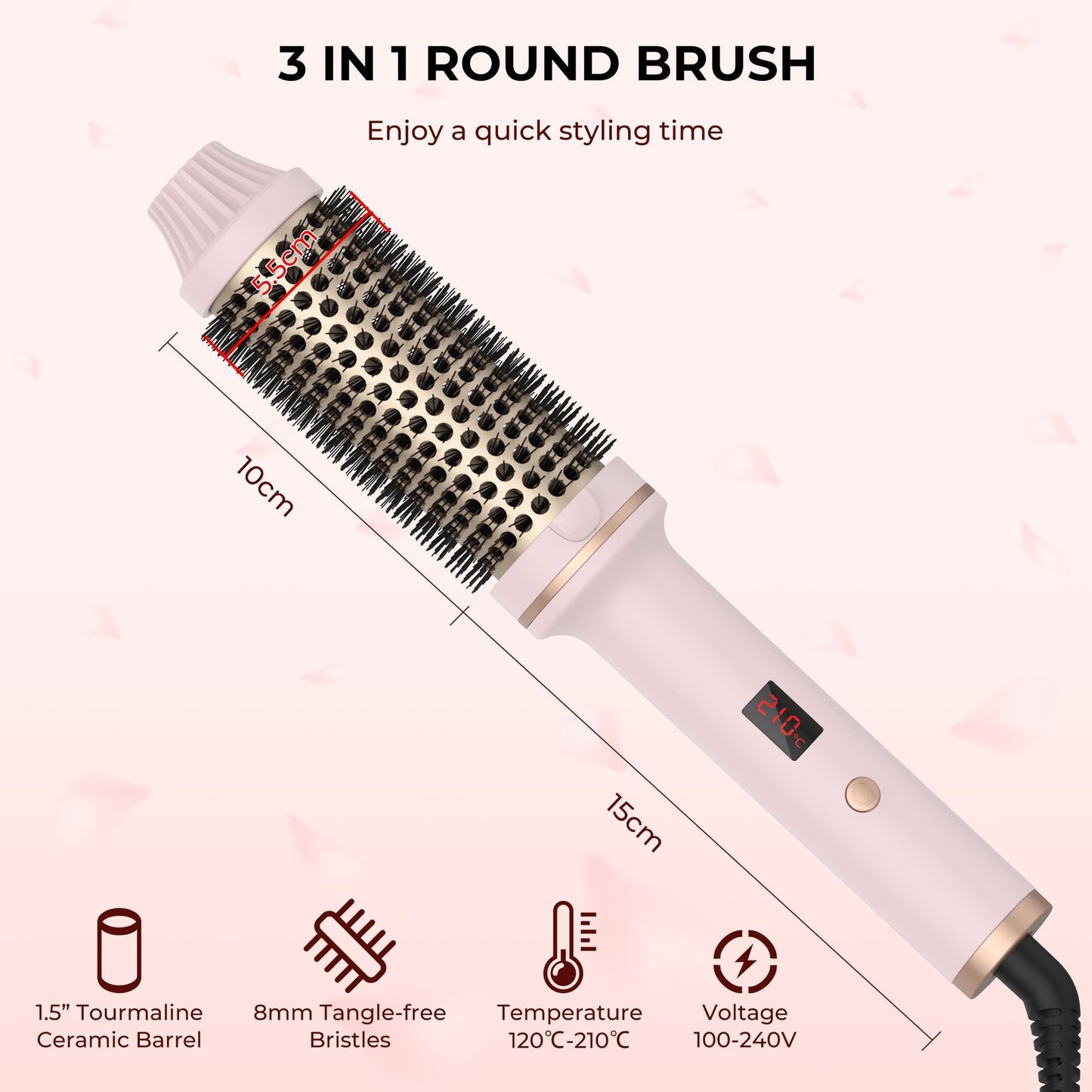 The Ultimate 5-in-1 Hot Air Hair Styling Set
