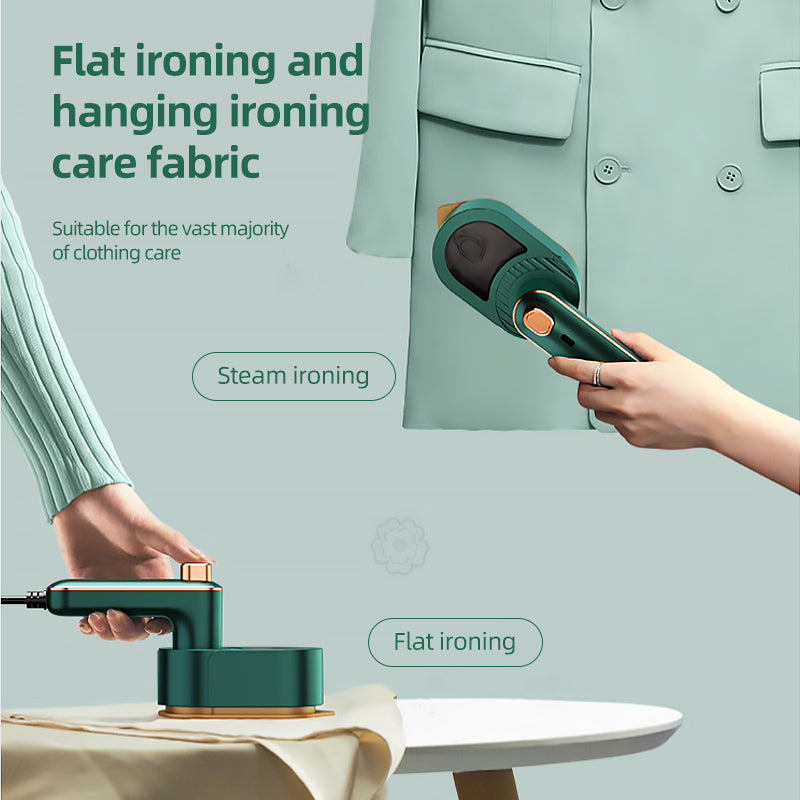 Mini Steam Iron for Clothes:Support Dry And Wet Ironing for Home Travel