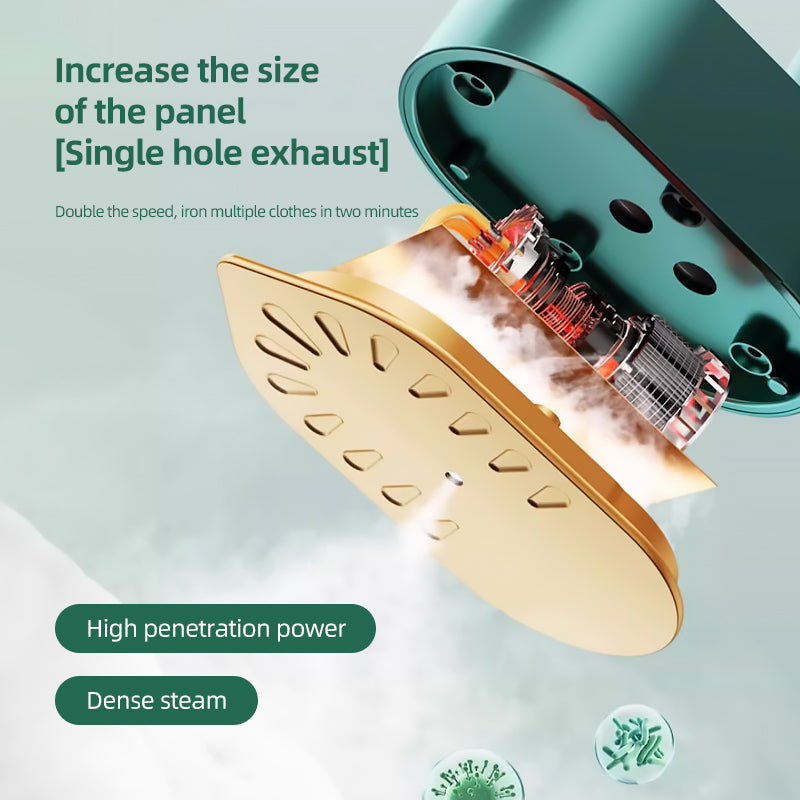 Mini Steam Iron for Clothes:Support Dry And Wet Ironing for Home Travel