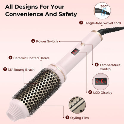 The Ultimate 5-in-1 Hot Air Hair Styling Set