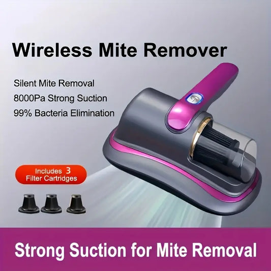 Handheld UV sterilizing dust mite vacuum cleaner